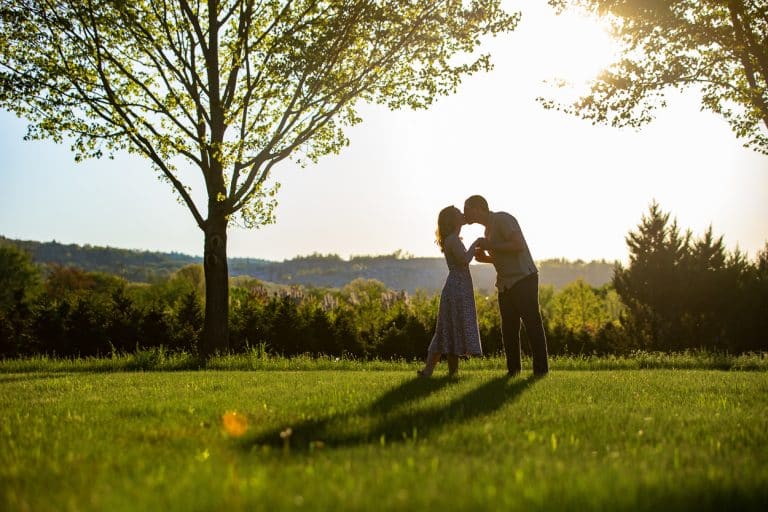 NH Farm Engagement Photos – Erica & Josh